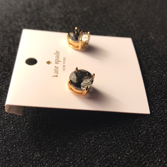 Kate Spade Black stud earrings - Picture 2 of 3